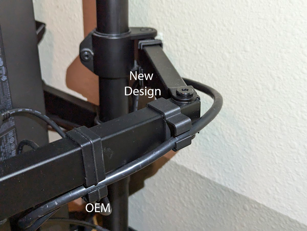 Monitor Arm Cable Clips