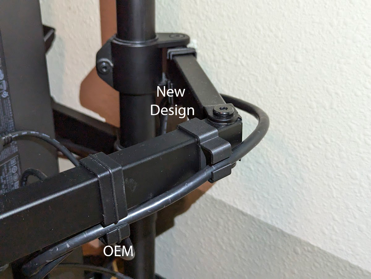 Monitor Arm Cable Clips