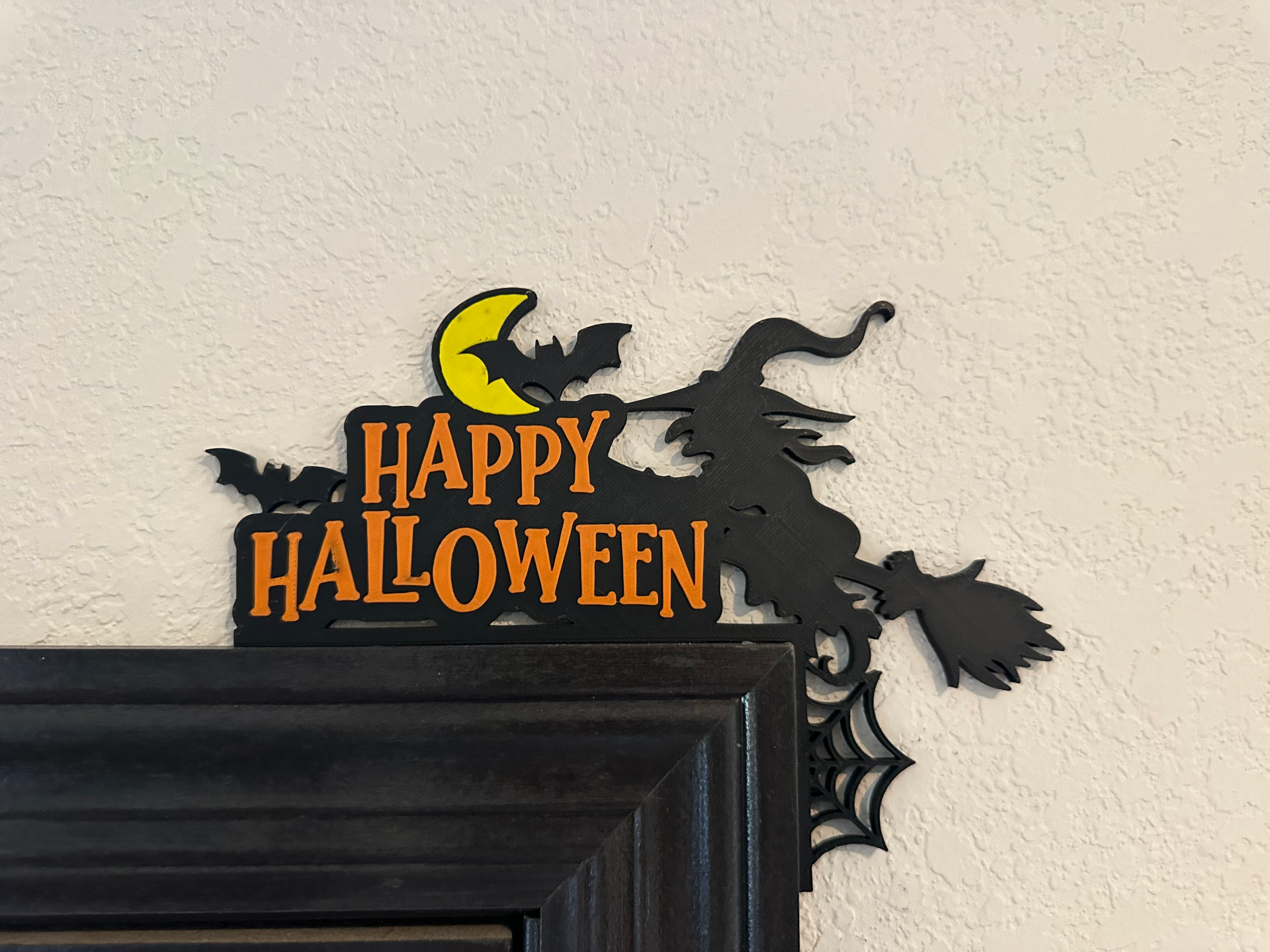 Happy Halloween Witch Door Corner