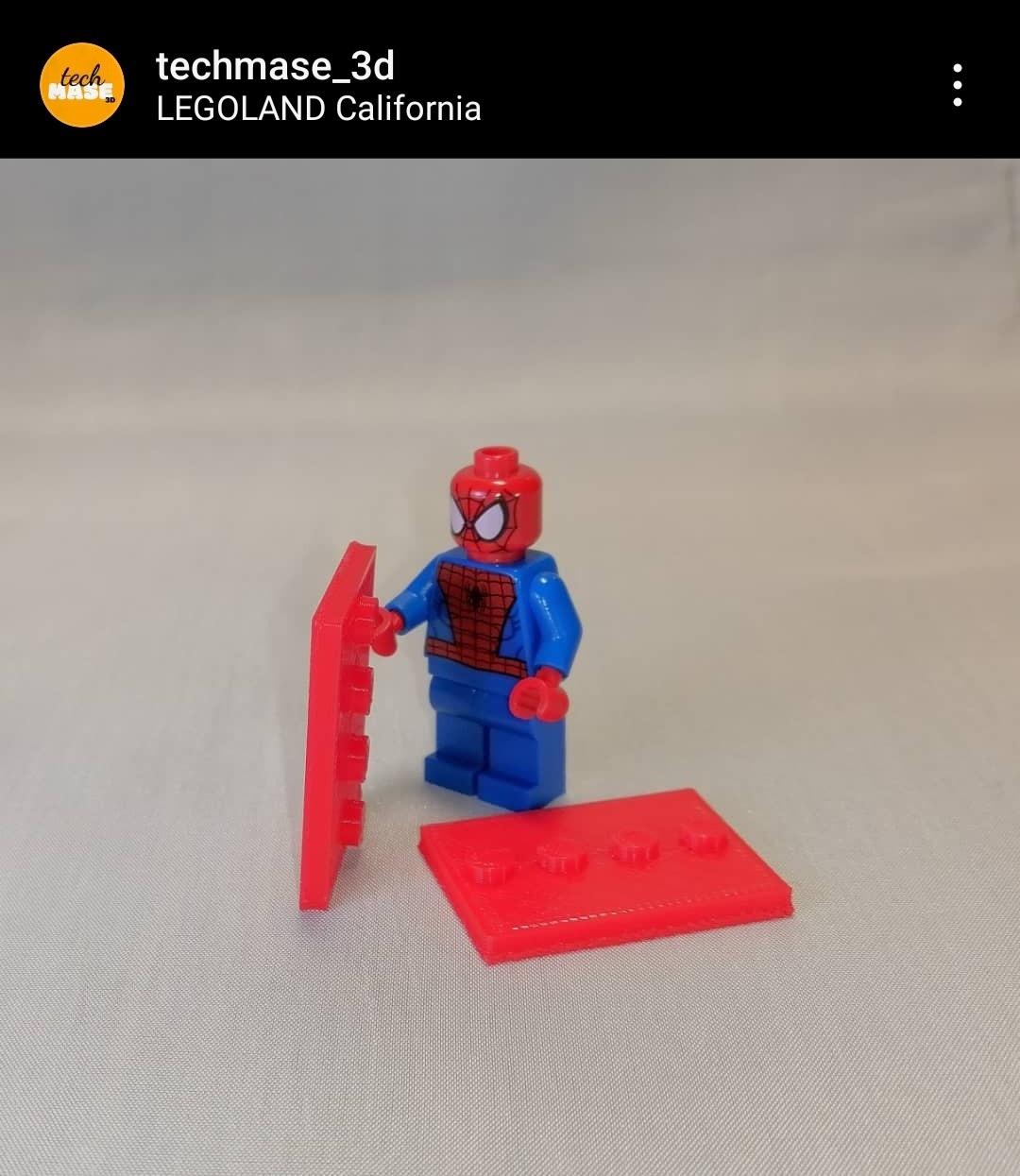 Minifigures Brick square base plate