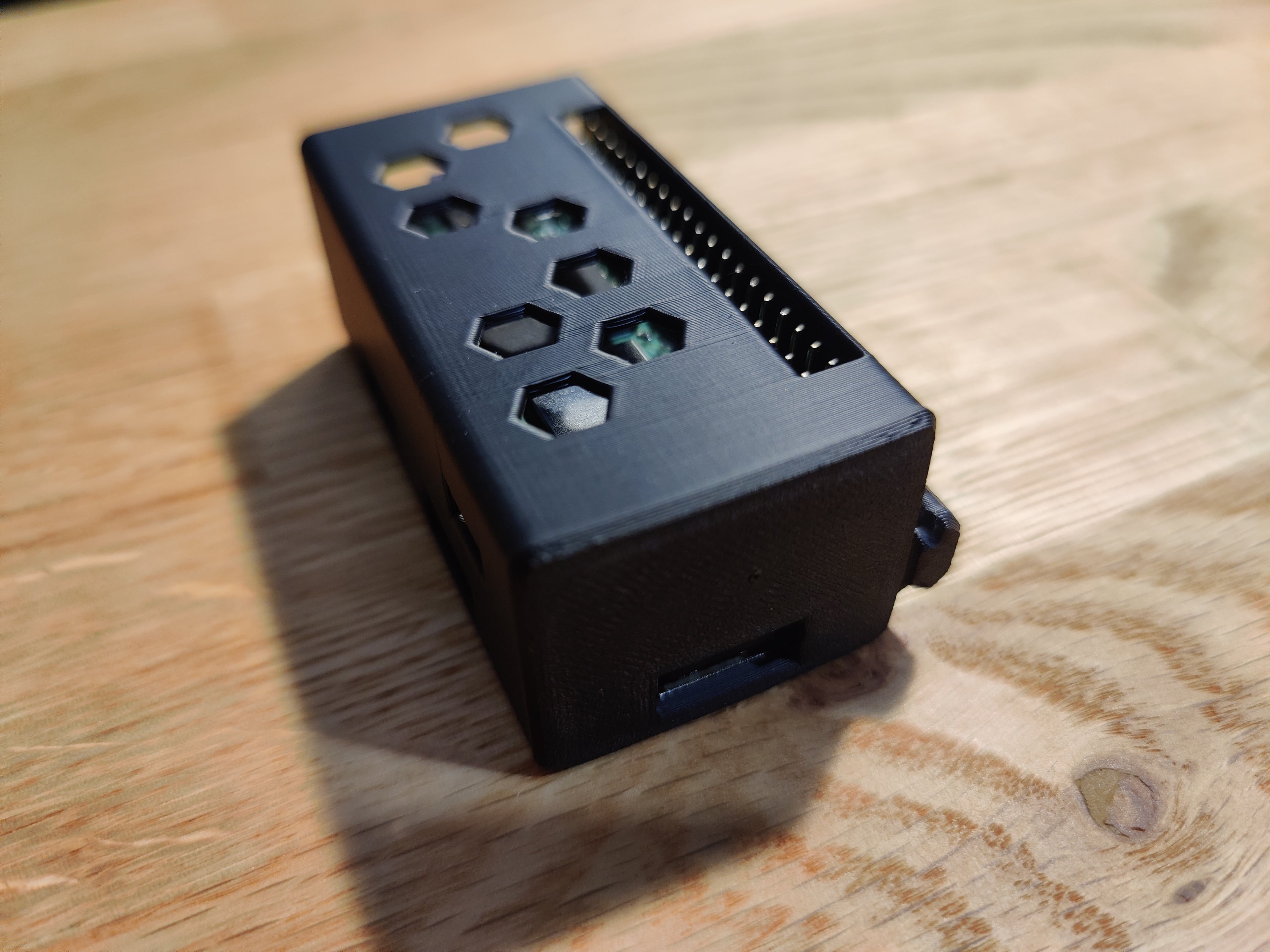 Raspberry Pi Zero Waveshare USB hat hub (B) case v-slot profile