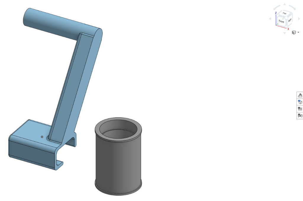 Top mount filament support.