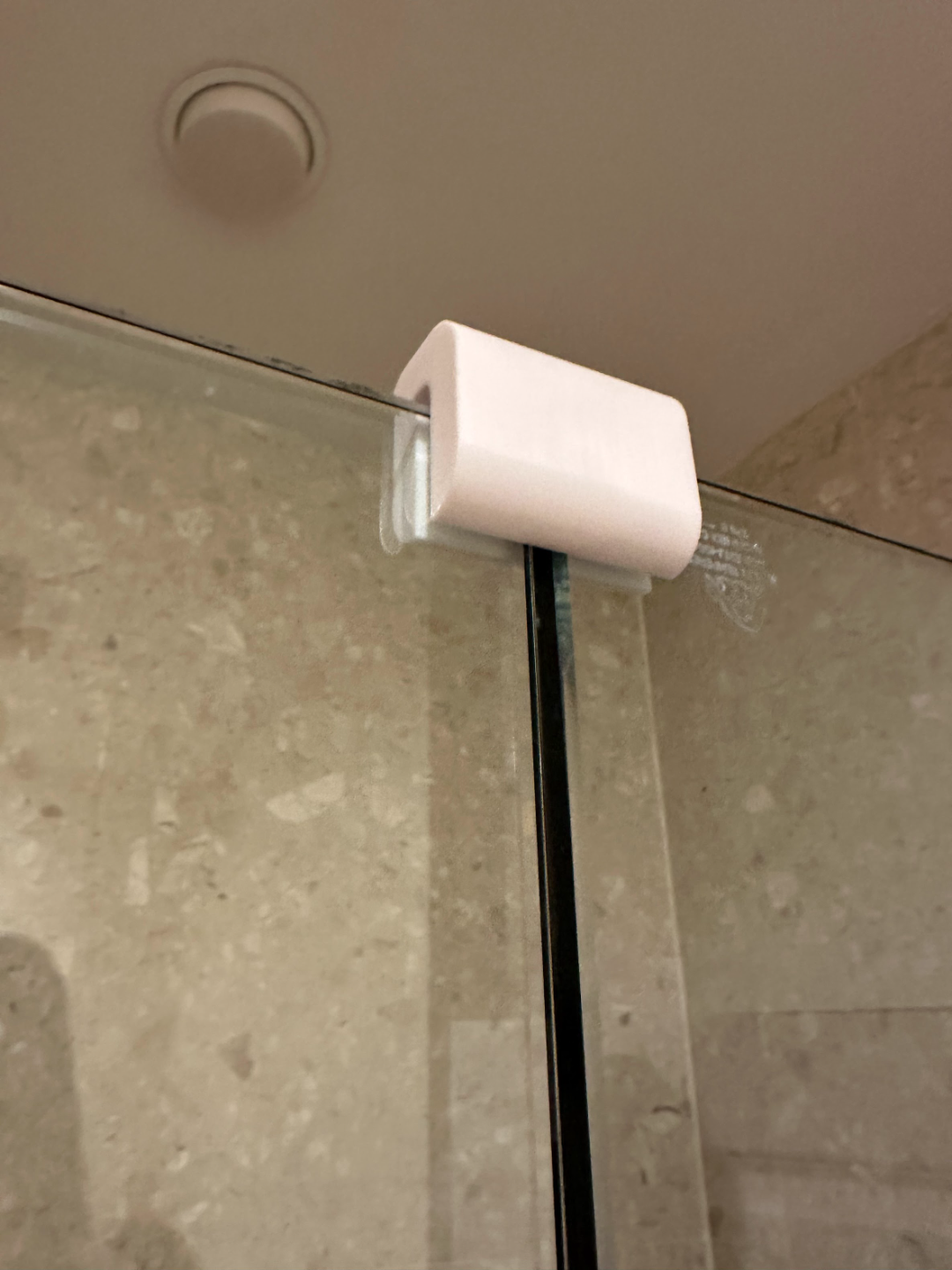 Shower door lock