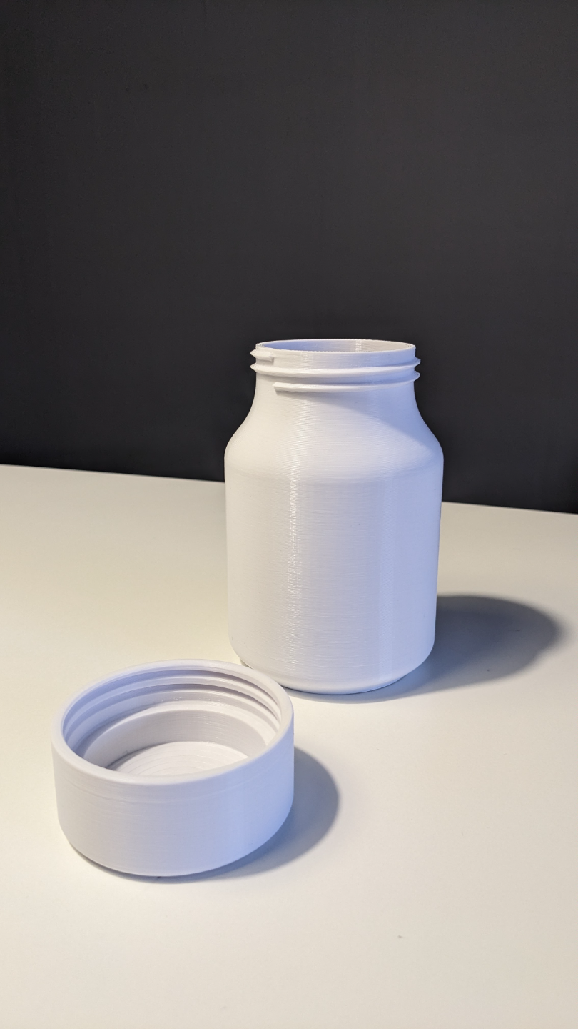 Jar with lid