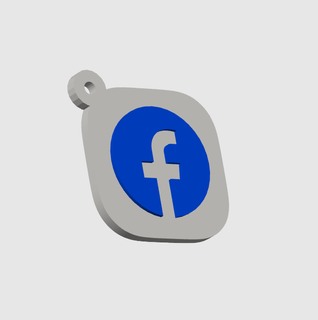 Facebook NFC Keyring | NFC Tag | Social Media NFC