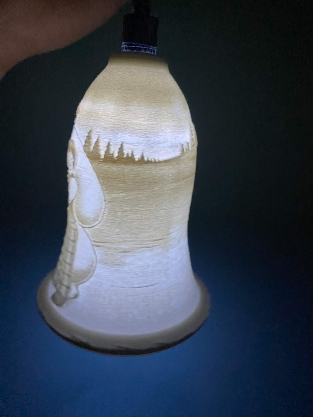 the snowman Christmas bell