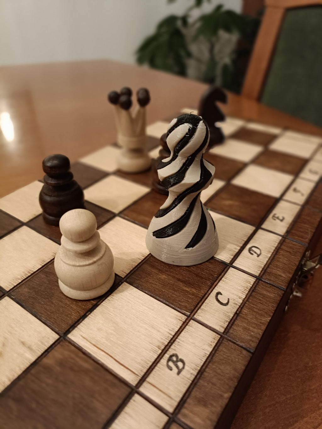 Impossible Passthrough Pawn Chess Piece