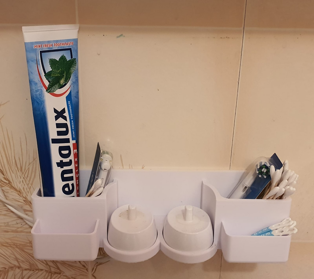 Oral B double toothbrush holder