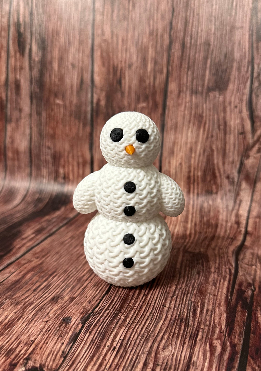 Cute Knitted Snowman