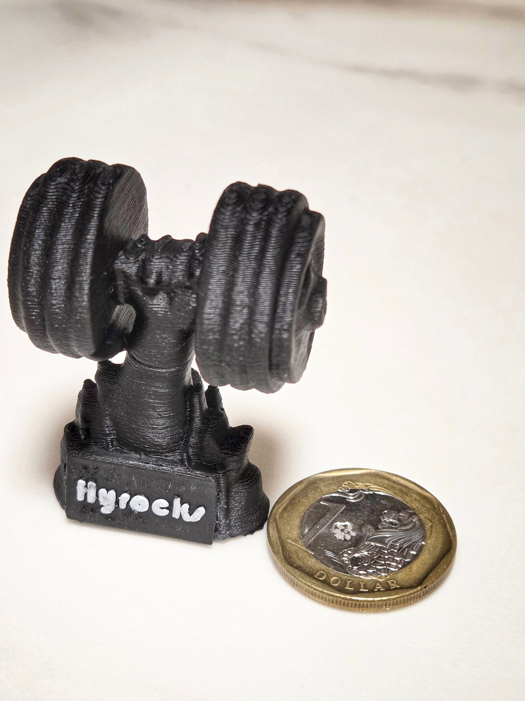 Hyrocks Dumbbell trophy