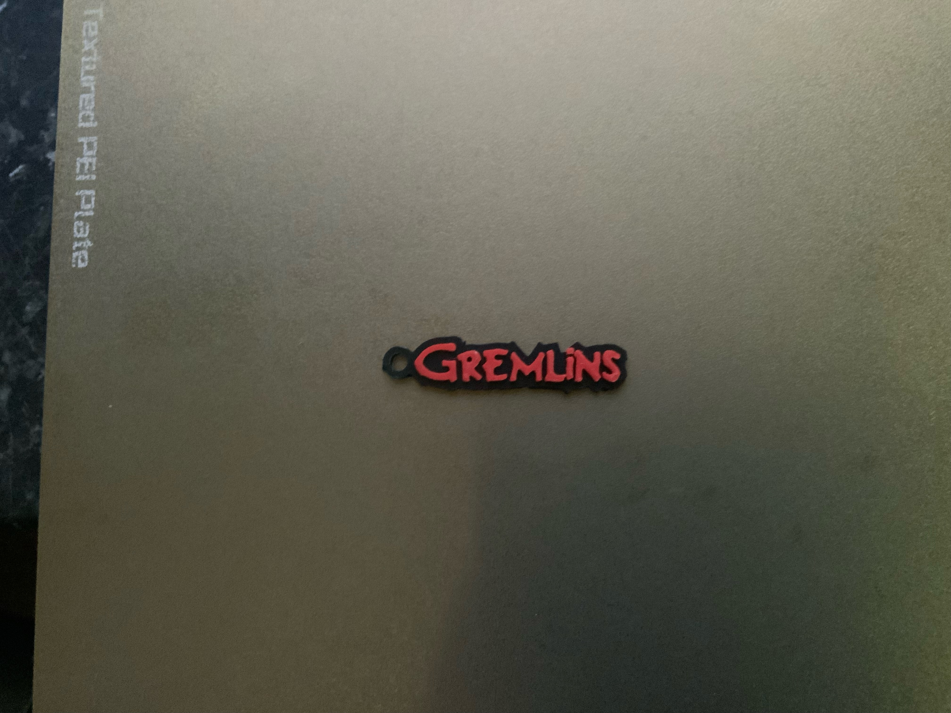 gremlins 1 color change print keychain (free for commercial use)