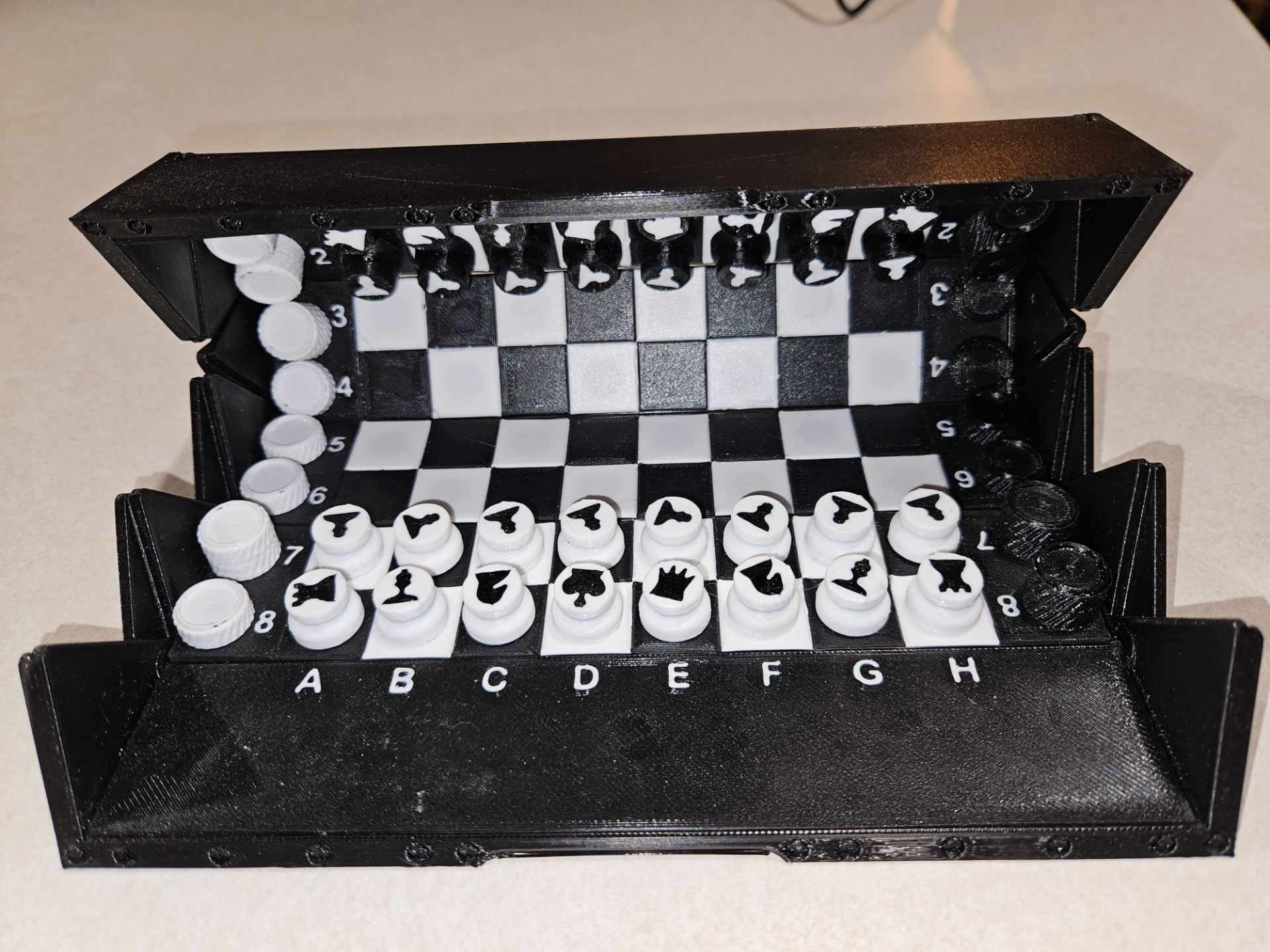 Roll-up Chess/Checker - magnetic