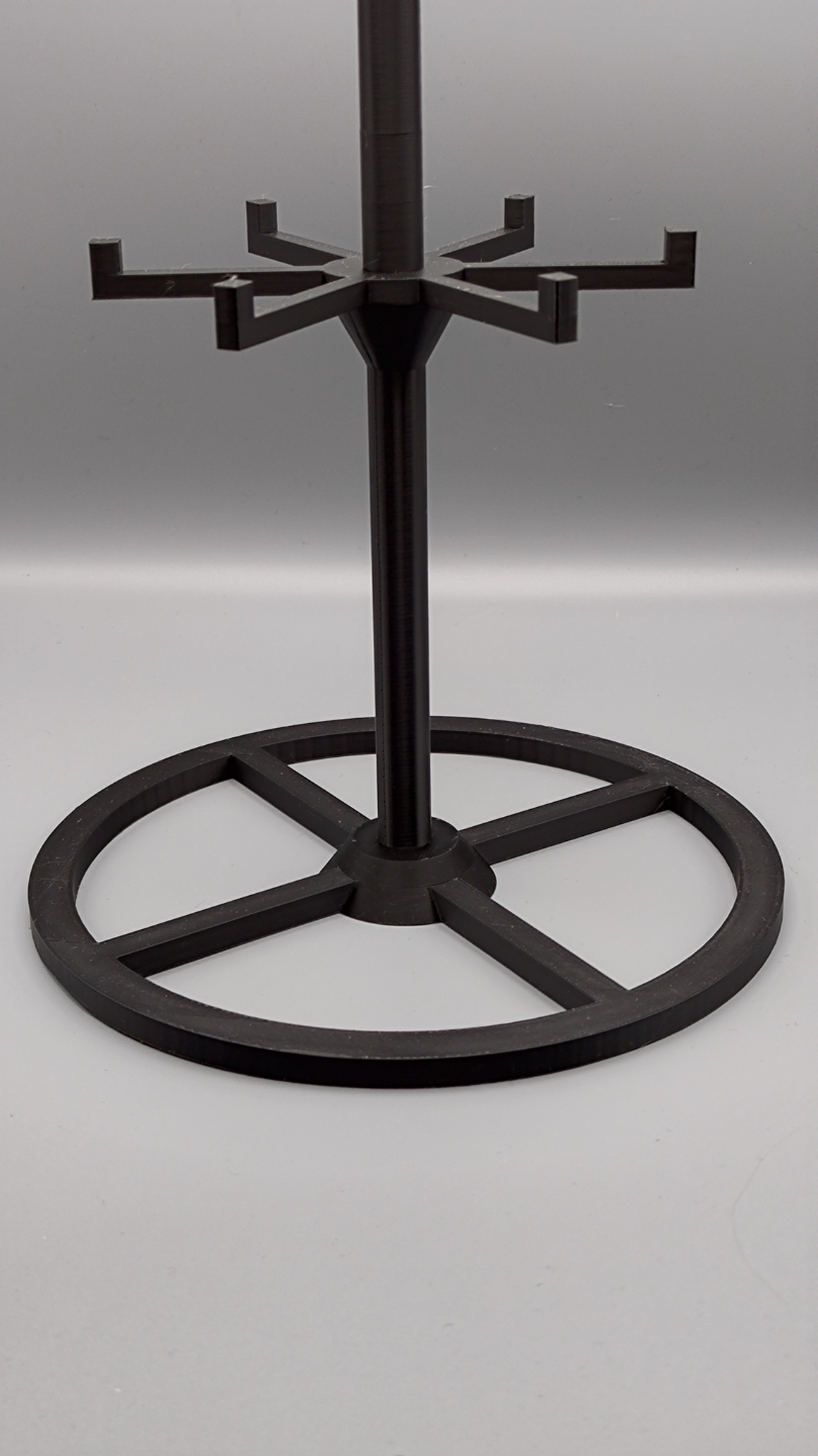 Spinning Keychain Display Wider Base.