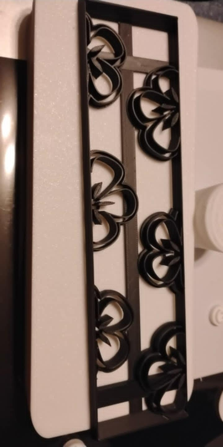 Polymer Clay Floral Bookmark Cutter