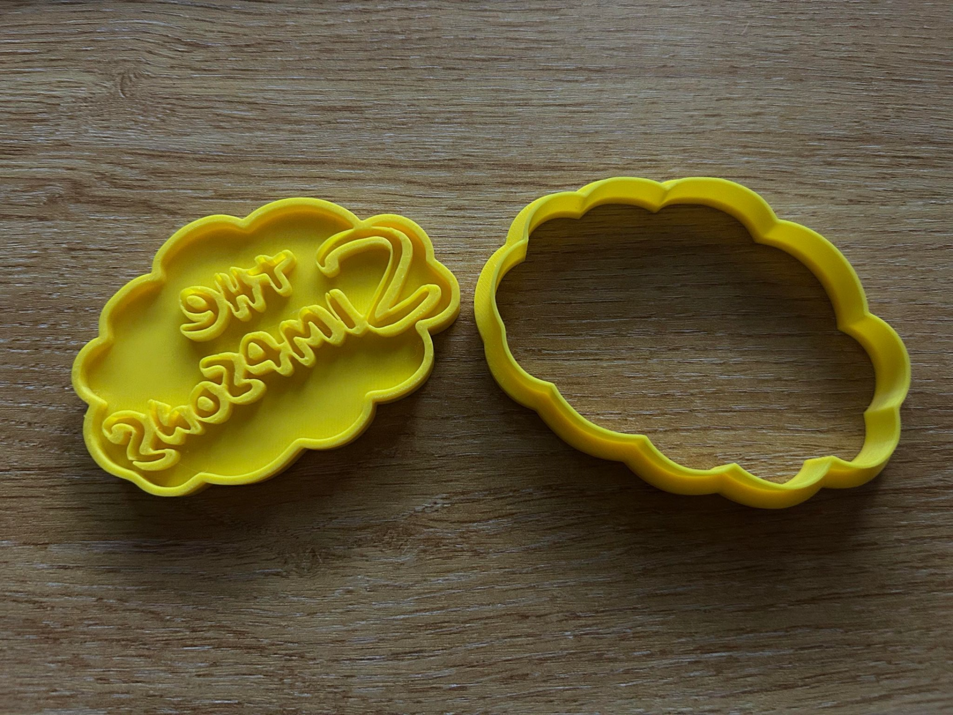 The Simpsons Logo Cookie Cutter and Stamp
