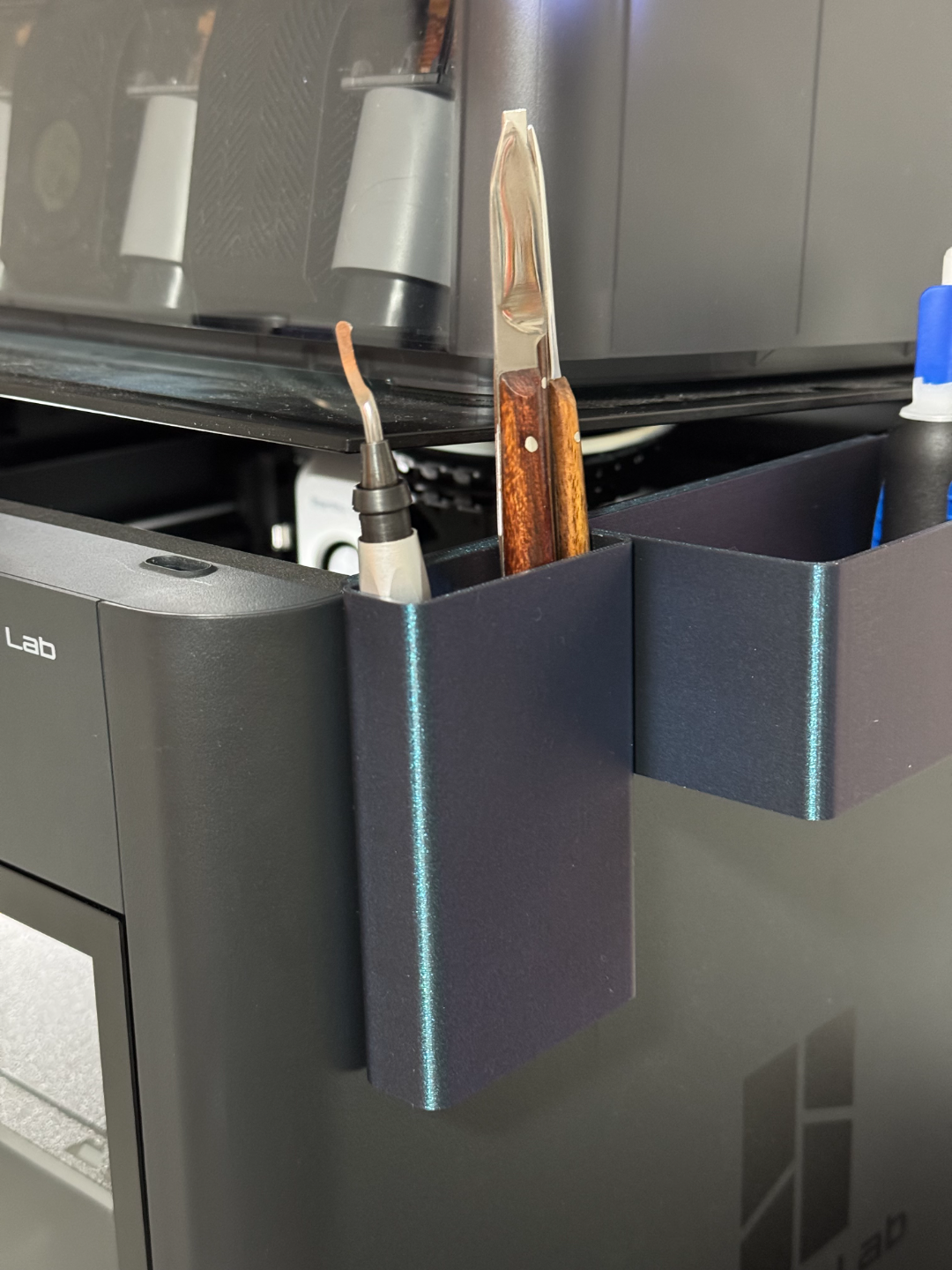 X1C/P1S Side Holder remixed w/ middle divider