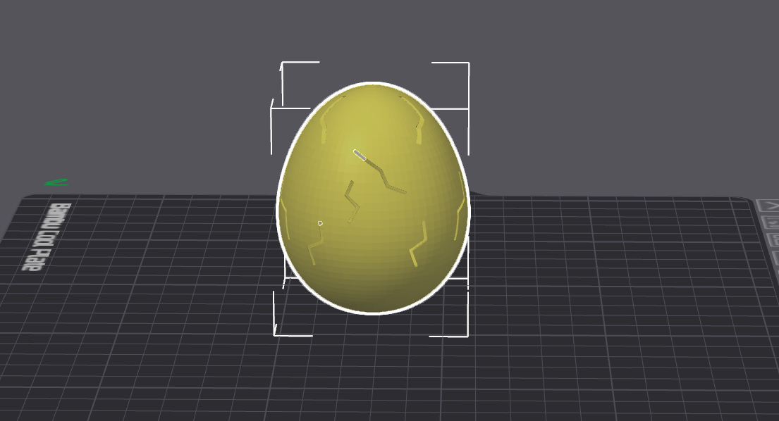 Easter egg with a surprise