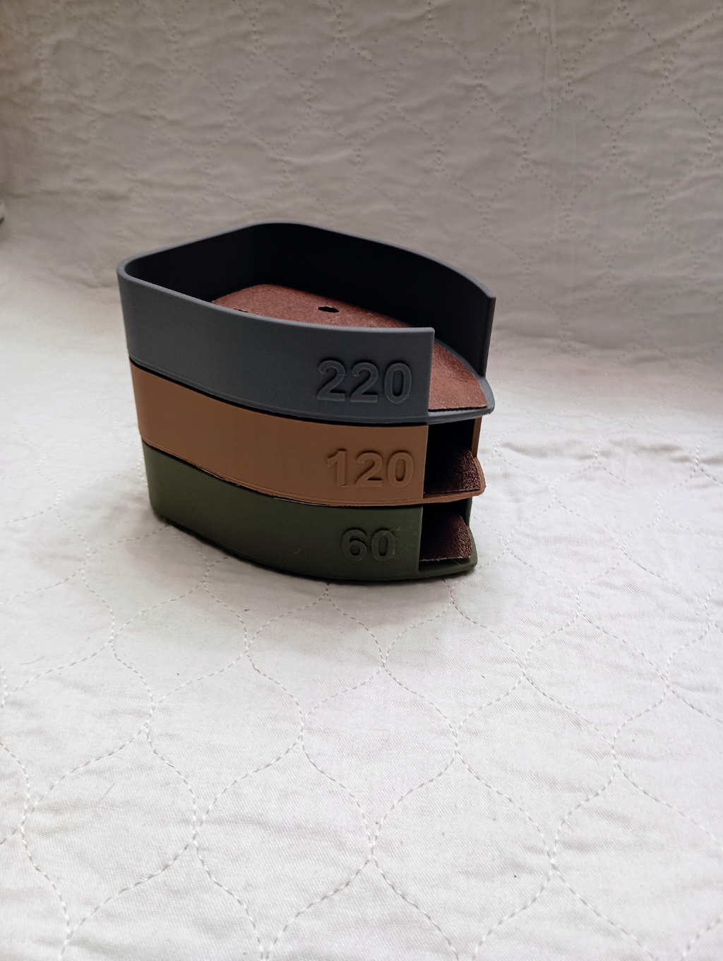 mouse sanding pad holders stackable