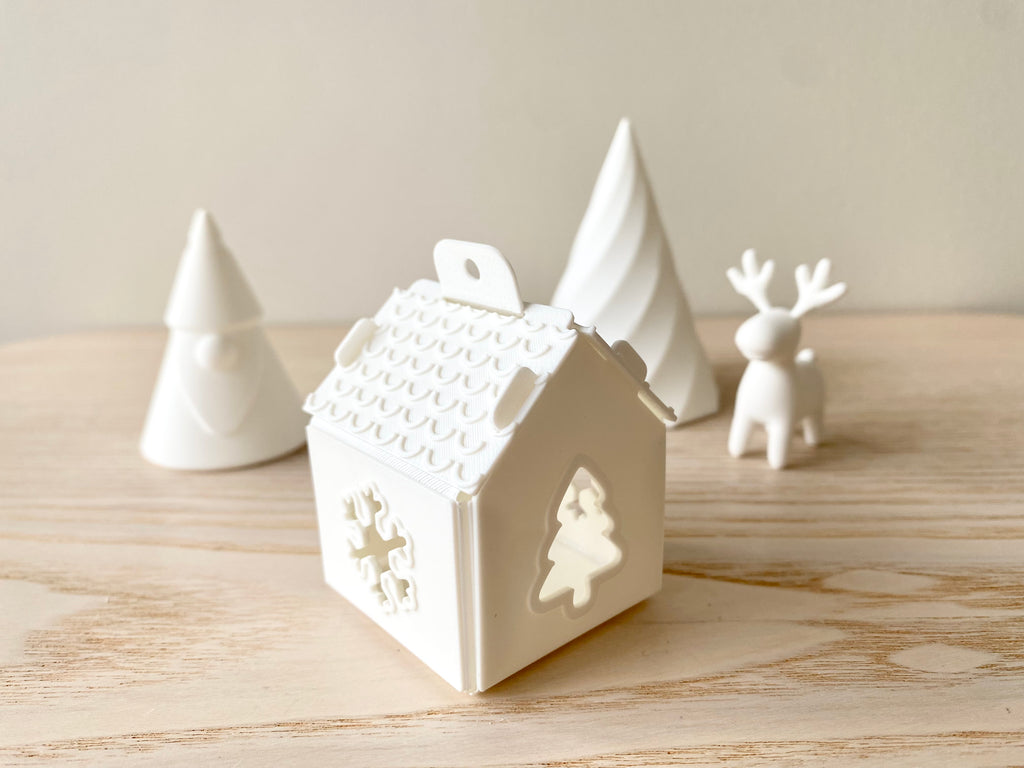 mini house tealight holder/gift bo(Q_Craft)