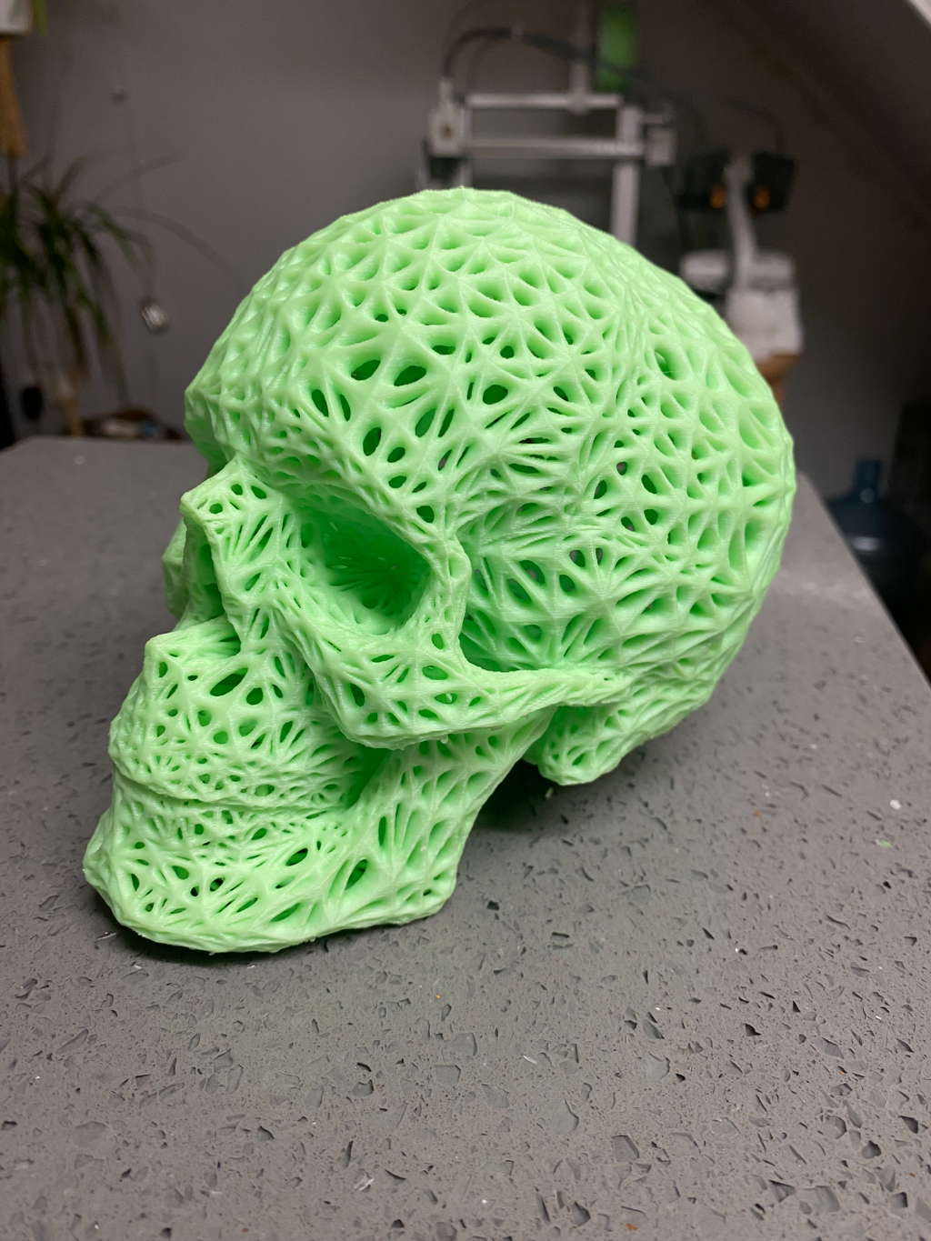 glow in the dark skull