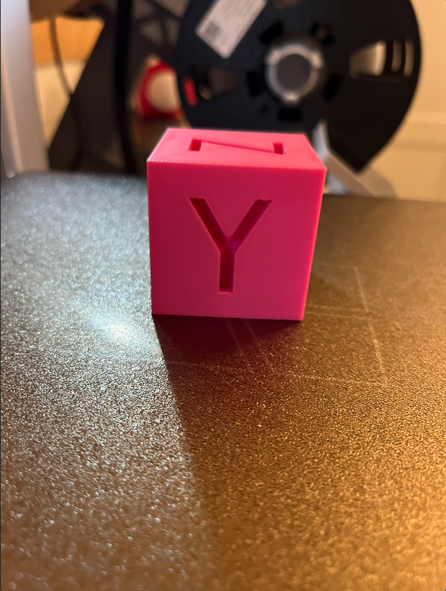 XYZ Calibration Cube