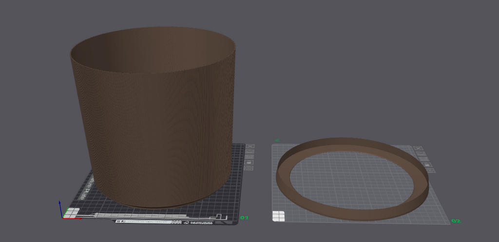 Trash Bin and Rim