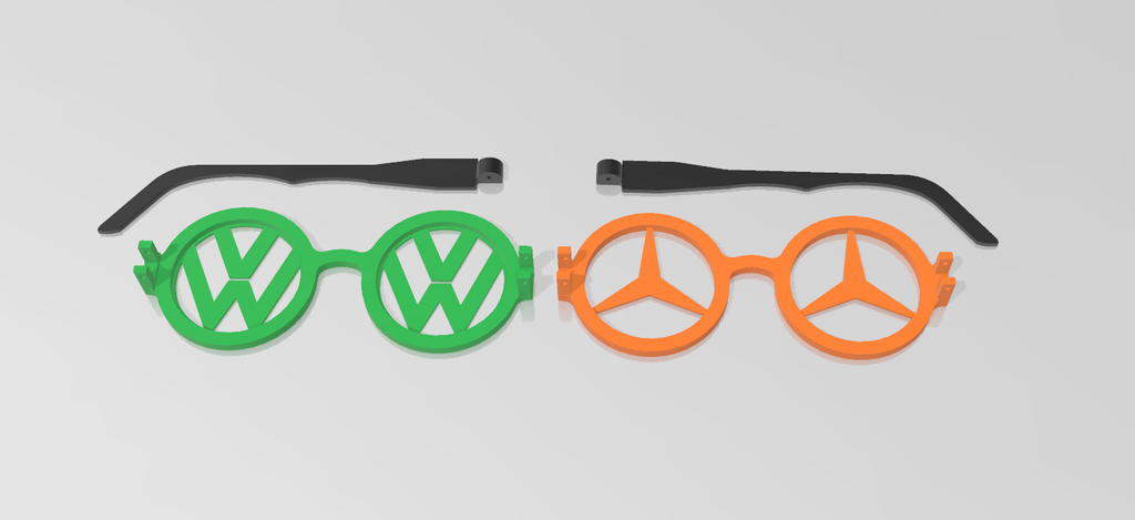 VW and Mercedes Glases