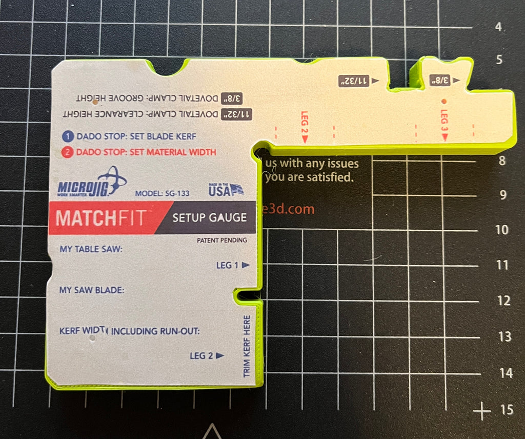 MatchFit Setup Gauge
