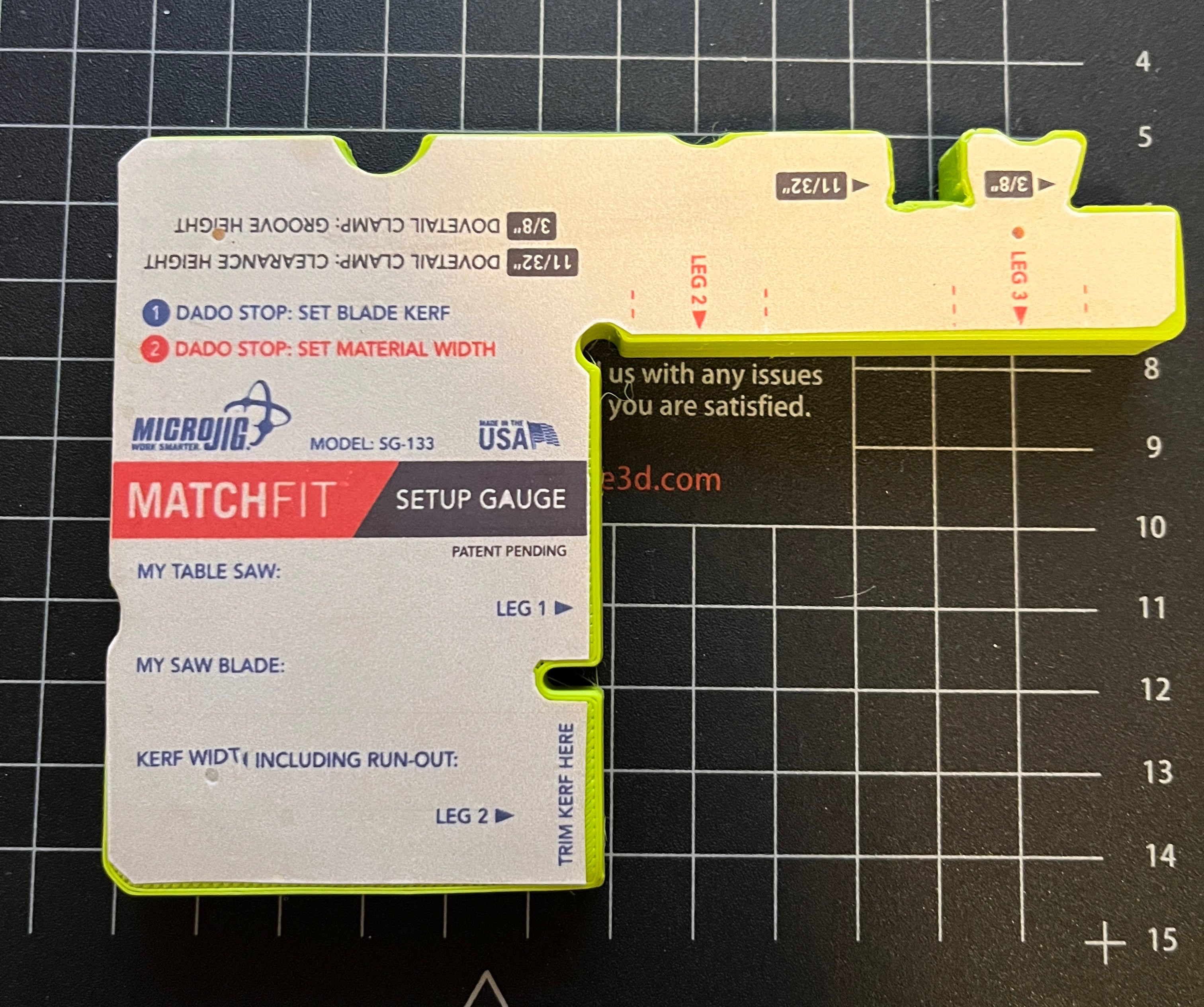 MatchFit Setup Gauge