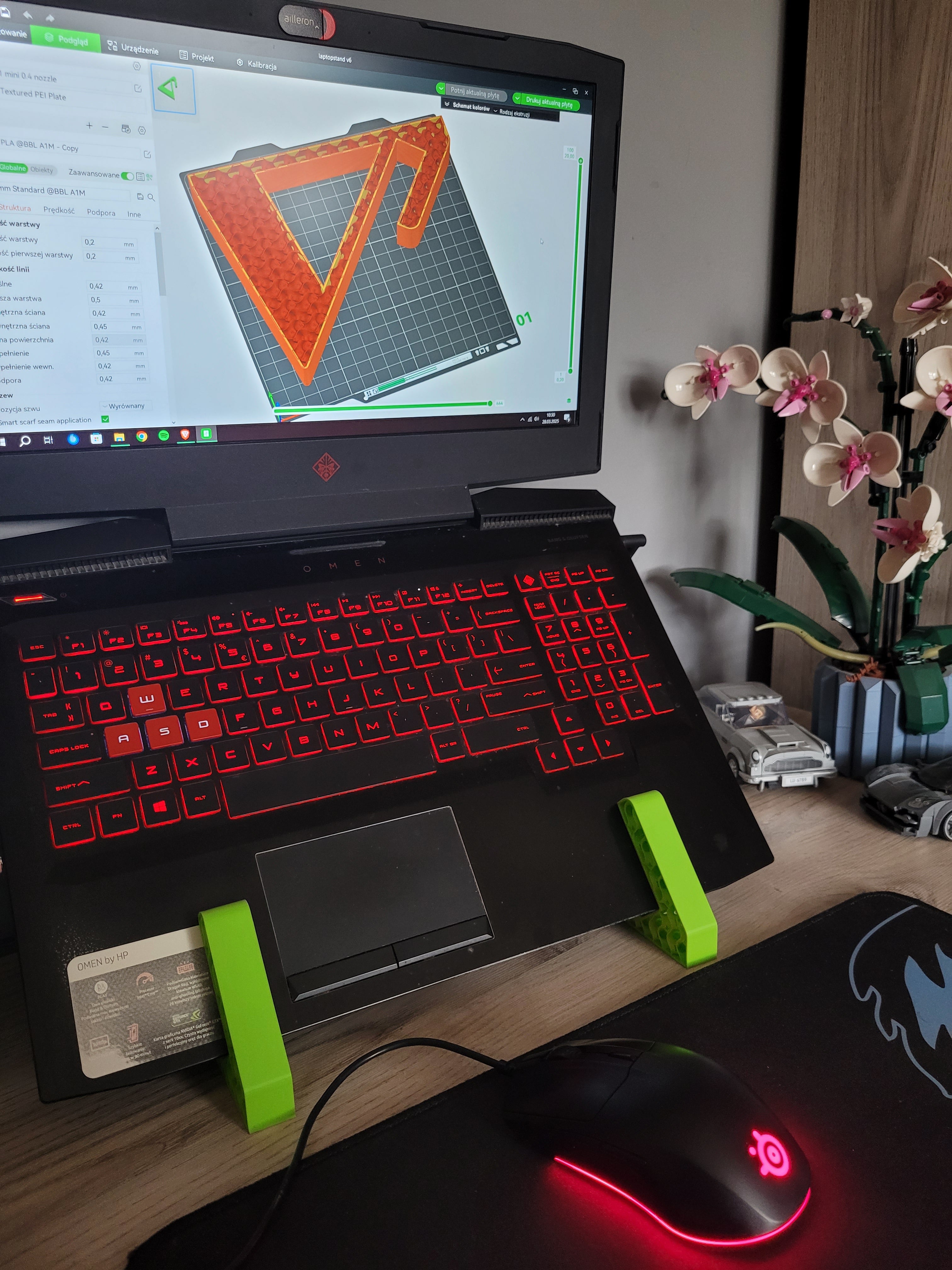 Laptop stand 50°