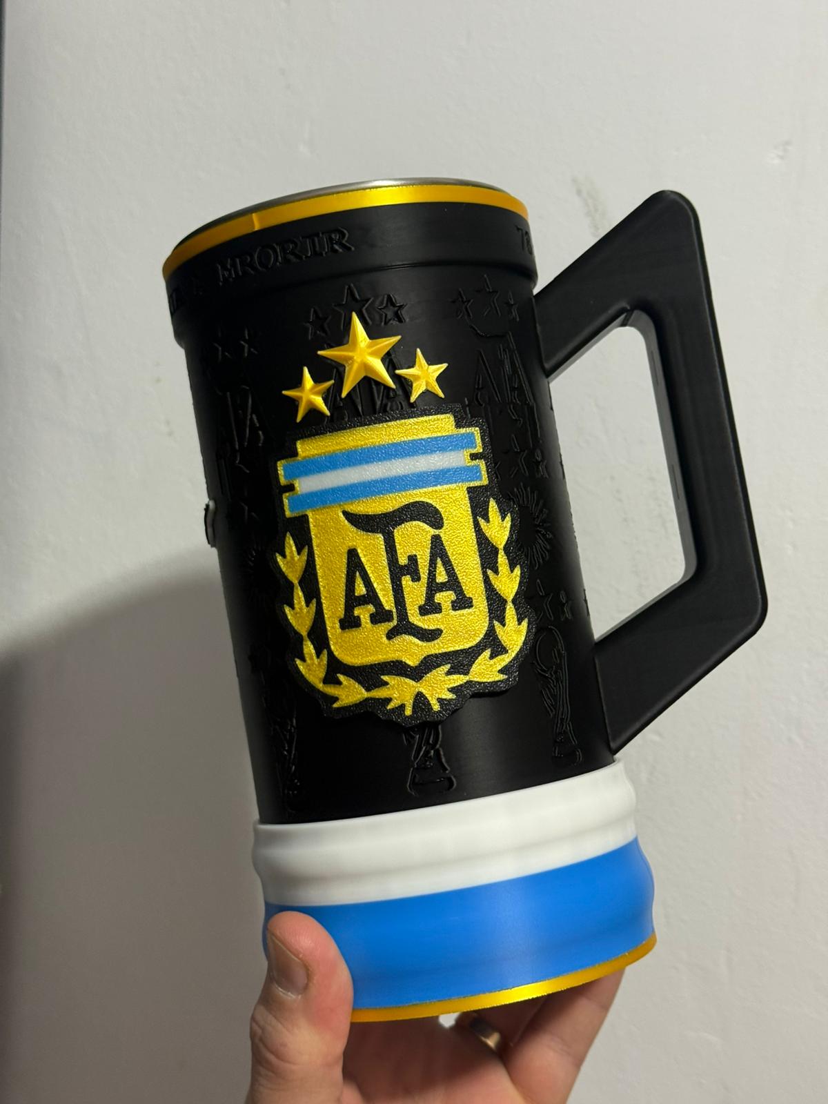 Jarra Argentina Afa y Messi Goat caladas