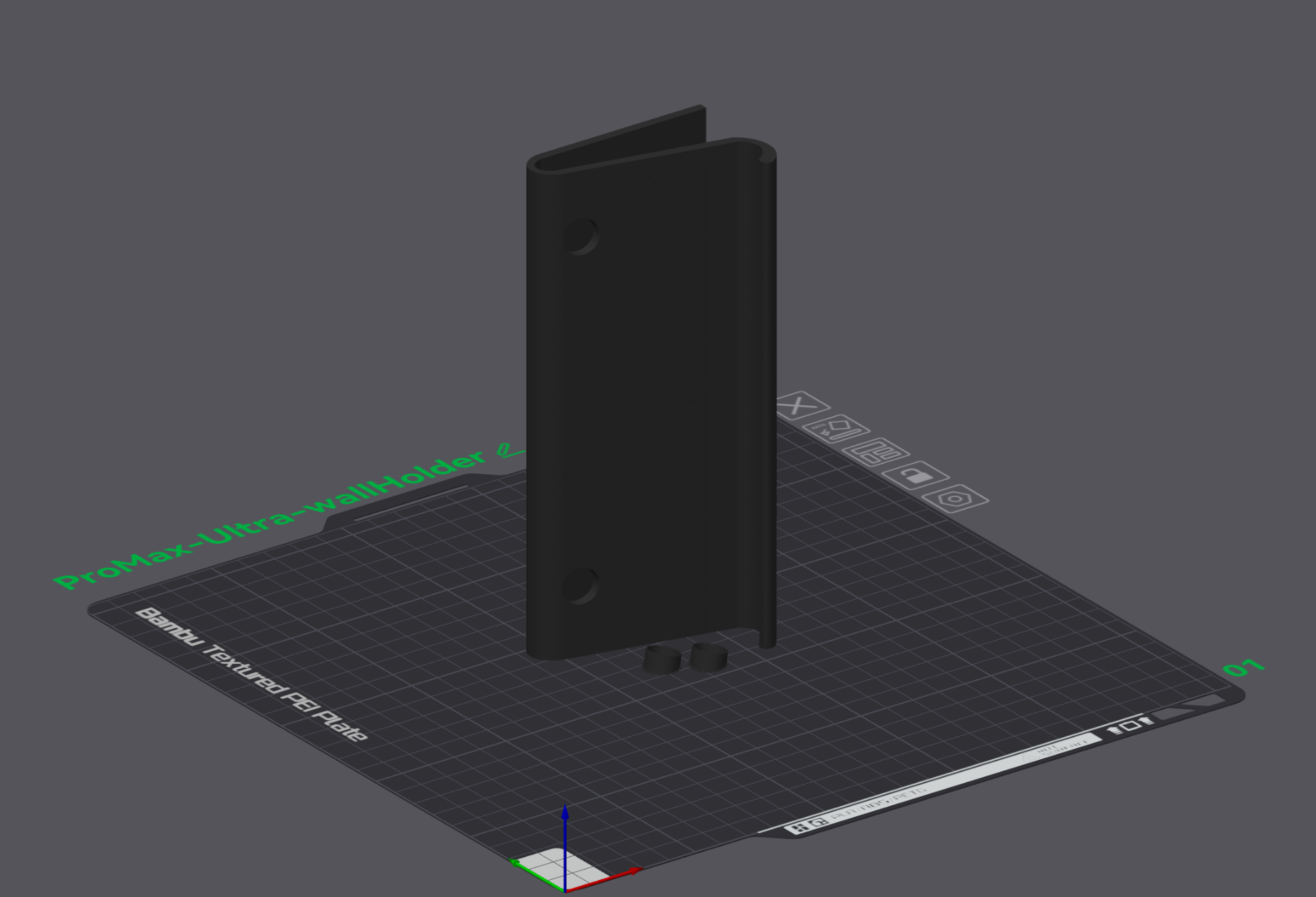 Wall mount phone holder (Pro_Max_Ultra)