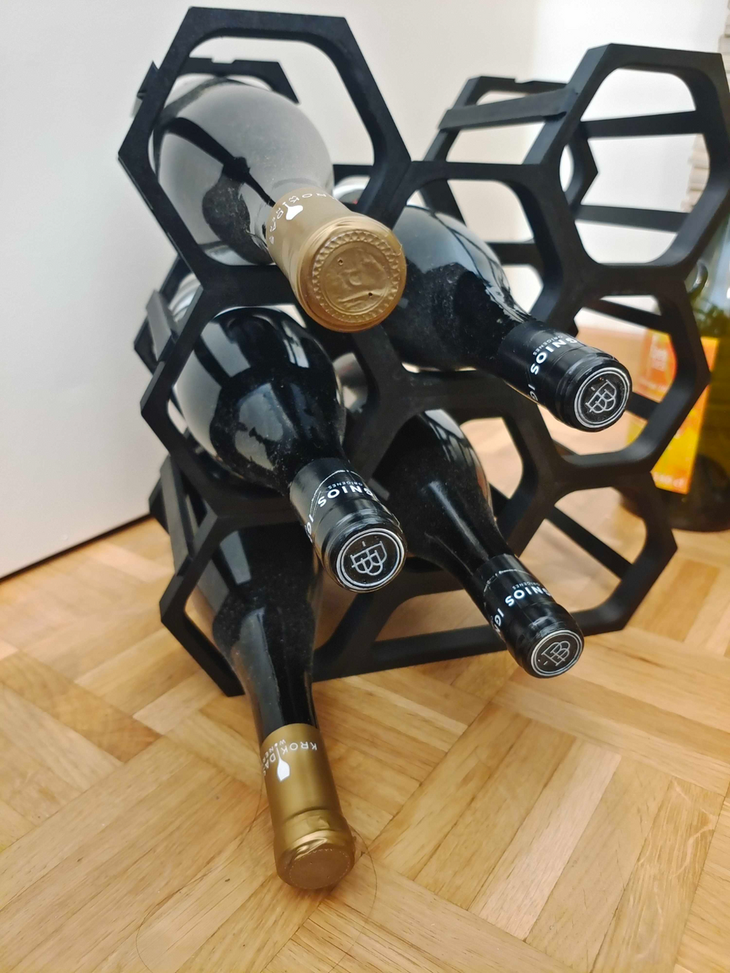 Hexwine - Modular Honeycomb Wine Rack Shelf