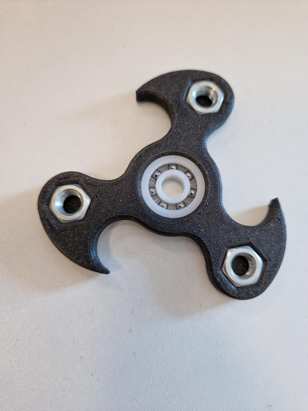 Fidget Spinner with Nuts