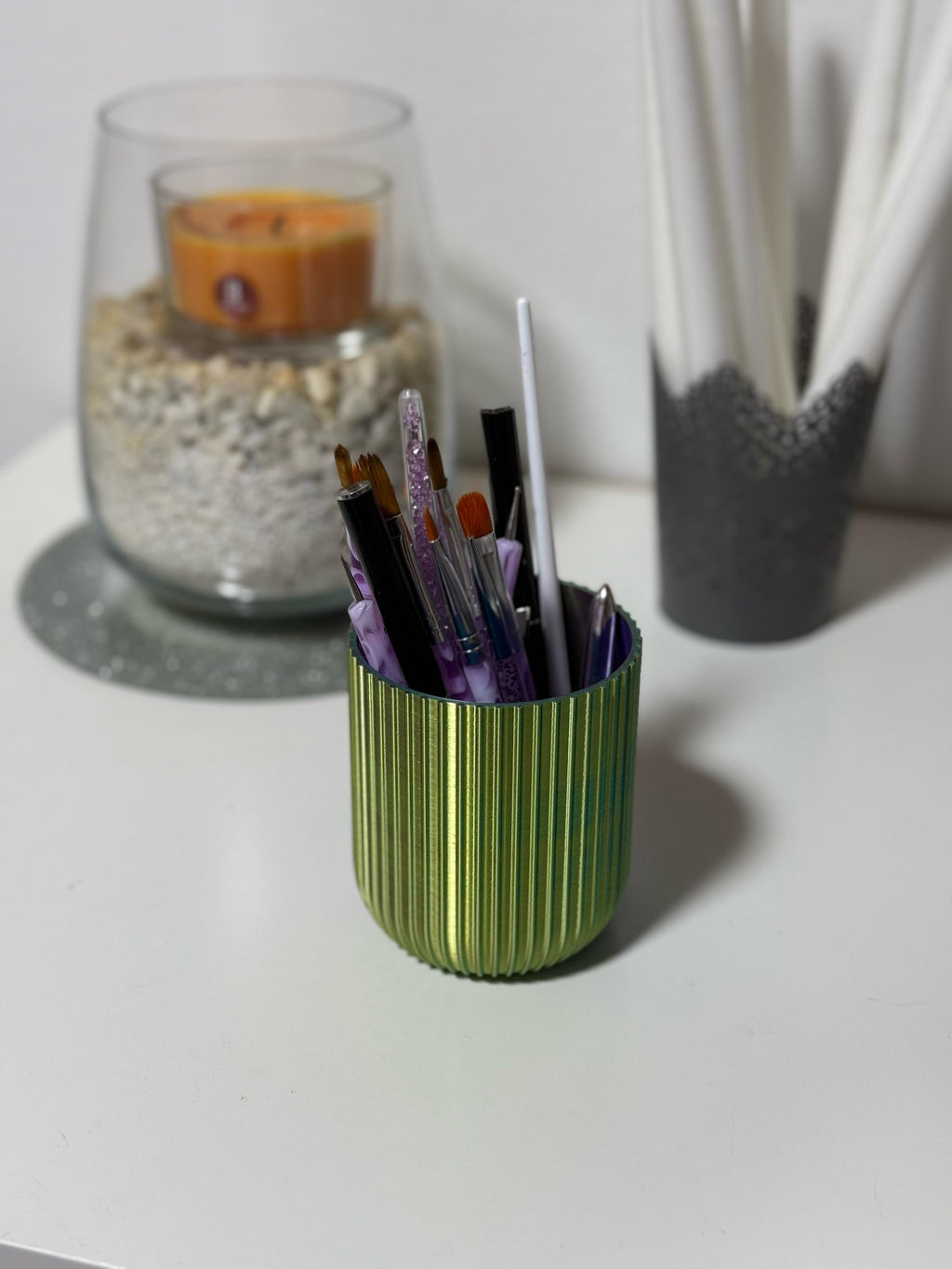Makeup Behälter Organizer Pinselhalter Vase
