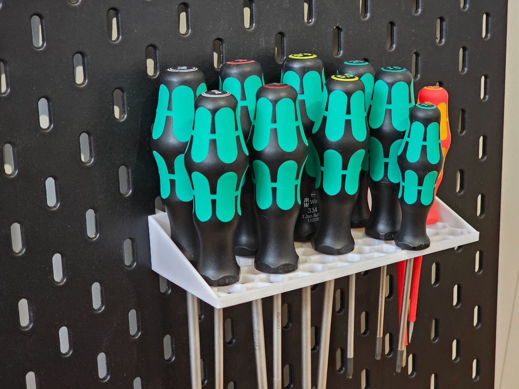 Hex Universal Screwdriver Holder for IKEA Skadis