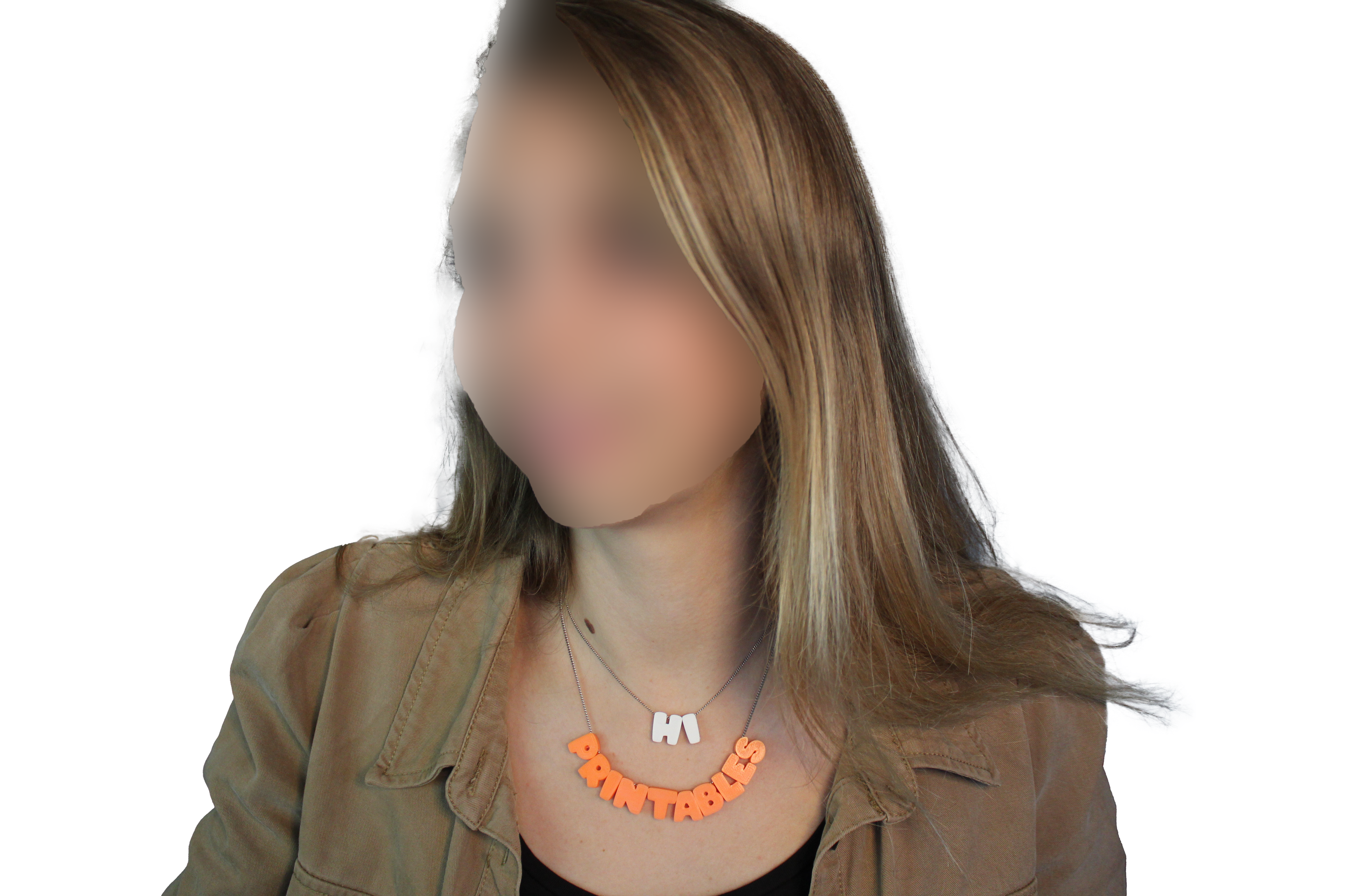 Customizable name (& numbers) necklace