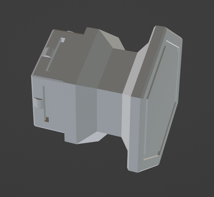Simple knob for hanging cutters on X3D-v3 Riser
