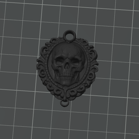 Skull Diorama Collana