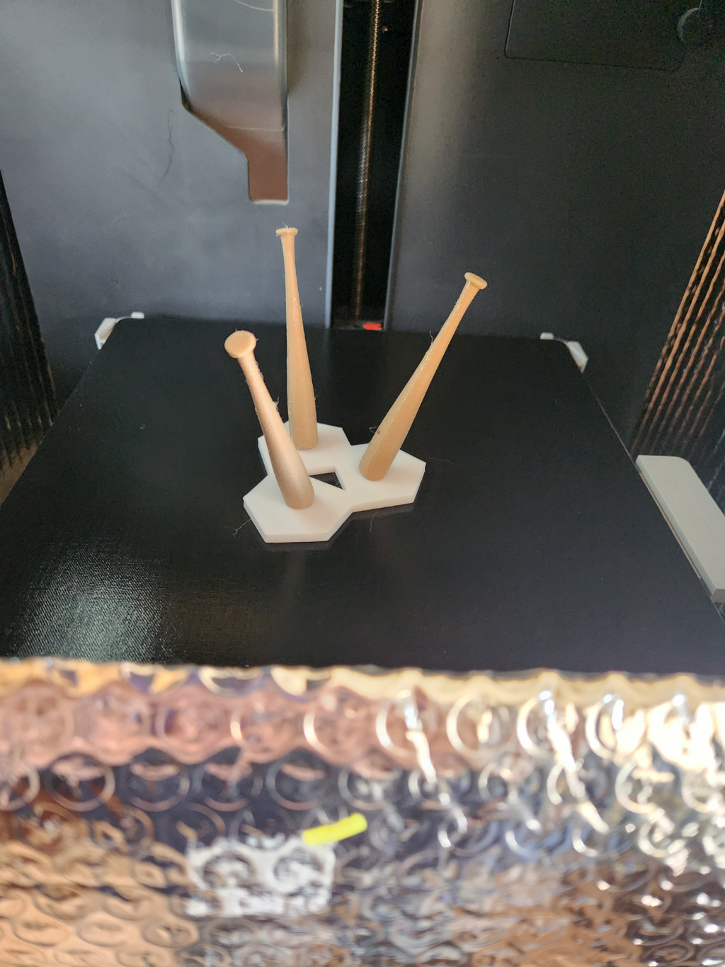 baseball bat bank stand