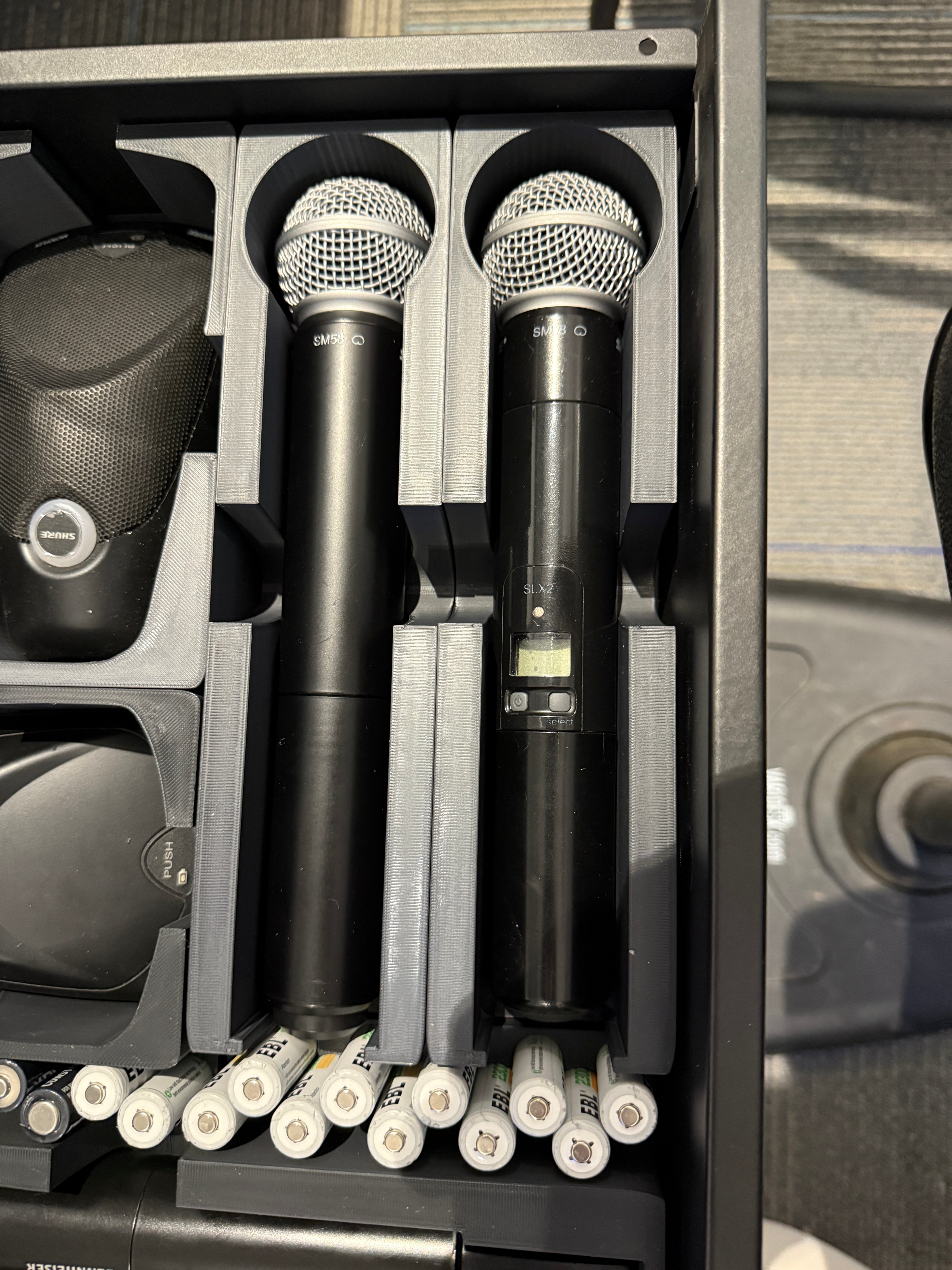 Shure SM58 Wireless Holder (SLX and BLX) v2