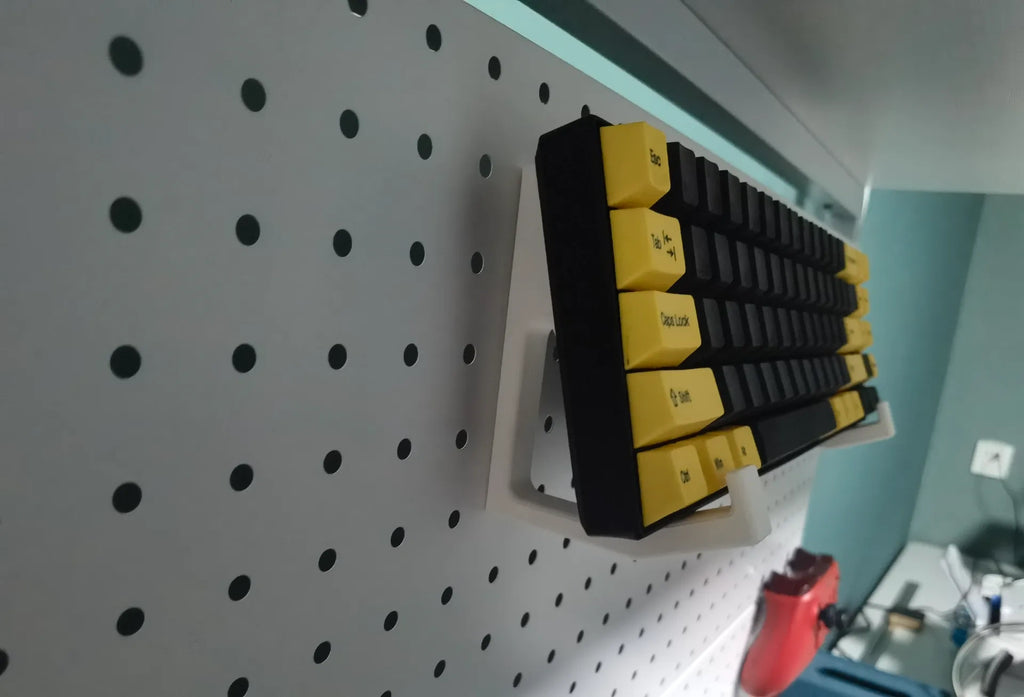 洞洞板键盘支架 | Keyboard Stand for Pegboards