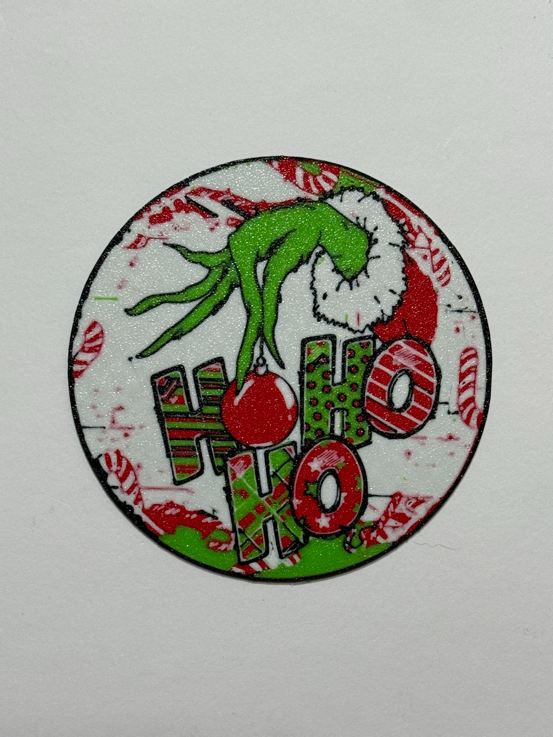 Coaster Grinch ho ho ho 4 colors