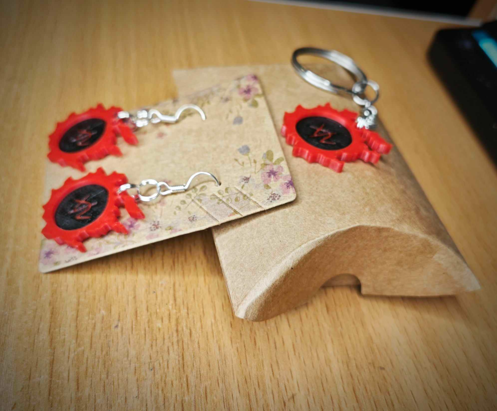 Final Fantasy XIV keychain earrings necklace