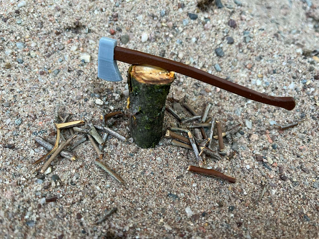Axe, ax 1:12 and 1:10, RC car, miniature, diorama