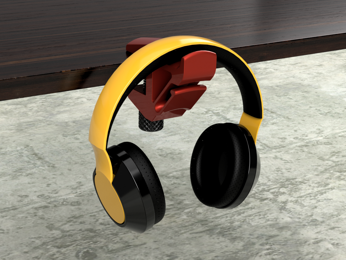 Headphones Support for Desk/Shelf