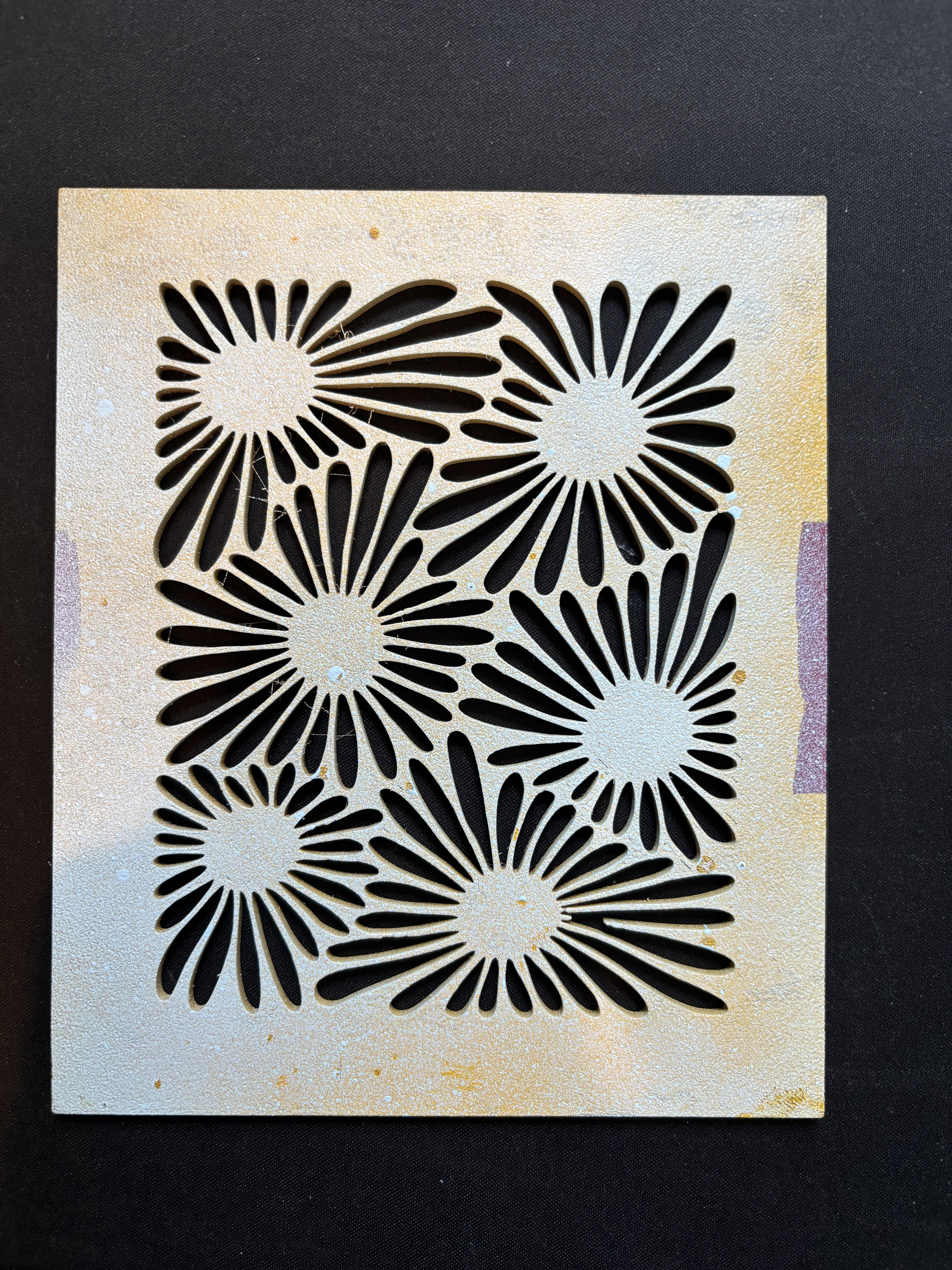 Flower stencil