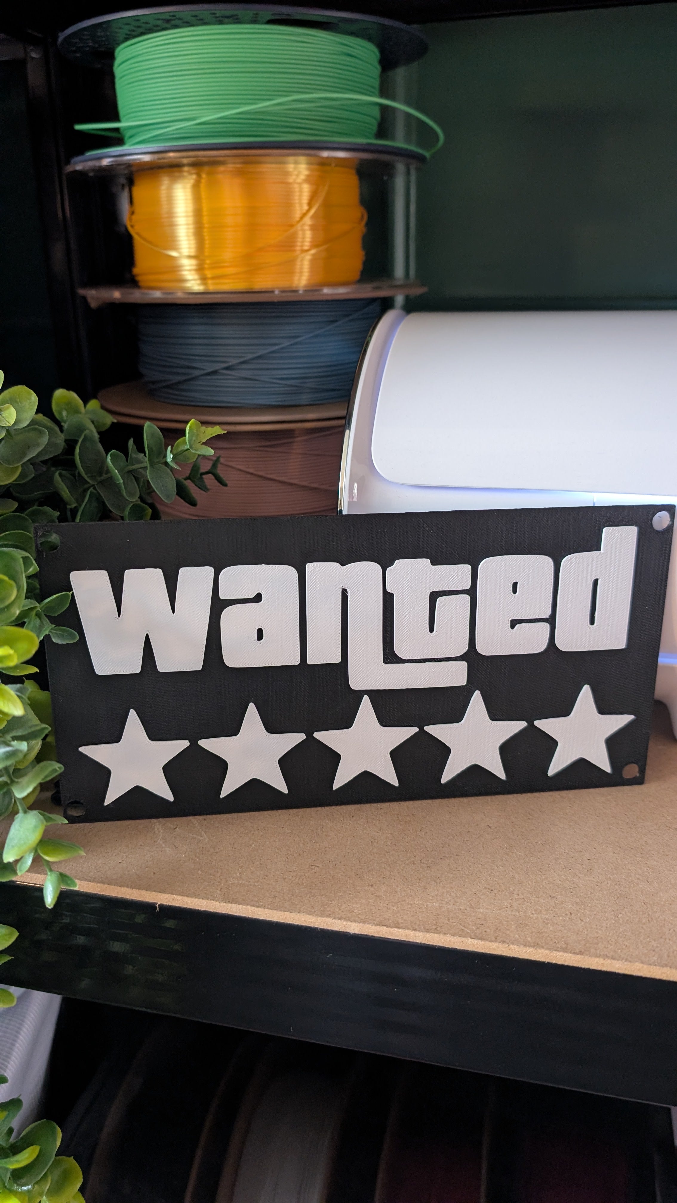 GTA Wanted Door Sign/ Wall Art