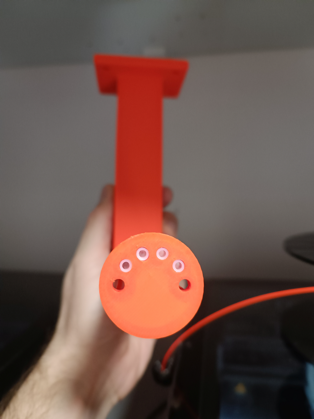 Big spools filament holder 3kg, 5kg with PTFE