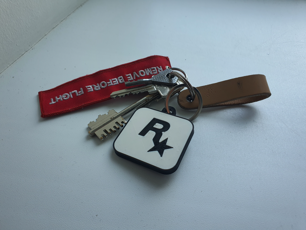Rockstar Games Keychain